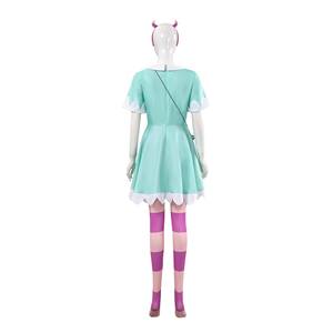 ชุดคอสเพลย์เจ้าหญิงสีเขียวมิ้นท์น่ารักสำหรับผู้หญิงของ HP พร้อมลายปลาหมึก ถุงเท้าลายทาง และกระเป๋ารูปดาว - Product Image 3