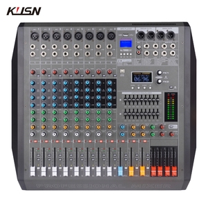 Double 99 DSP <span class=keywords><strong>500W</strong></span>*2 8 Canaux Amplificateur Mélangeur de Puissance Professionnel Console de Mixage Audio Numérique avec Bluetooth MP3 USB - Product Image 1