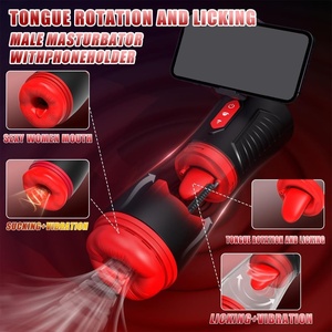 Masturbatore Automatico a Forma di Lingua per Uomo, Giocattolo per Adulti, Pompa per Pene con 9 Modalità di Vibrazione e 9 Modalità di Suzione - Product Image 2