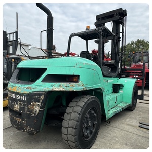 Used Forklift Mitsubishi FD150 15 Tons Diesel Three Stage Mast Warehouse <b>Material</b> <b>Handling</b> High Quality Original Offroad - Product Image 4