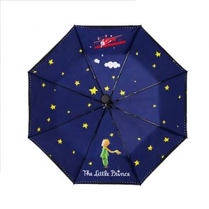 Paraguas Plegable de Tres Secciones de 21 Pulgadas * 8K con Diseño Personalizado del Principito, Precio de Fábrica OEM - Product Image 1