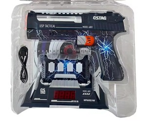 <span class=keywords><strong>Gioco</strong></span> di Tiro con Punteggio AI di 6a Generazione, 4 Modalità di <span class=keywords><strong>Gioco</strong></span>, Blaster Laser Ricaricabile 50-100fps, Materiale ABS Plastico - Product Image 2