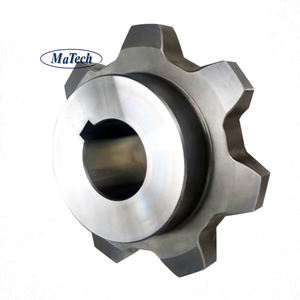 Pignon en acier trempé forgé pour convoyeur minier robuste 16B-1 Dents trempées par induction à 30 dents jusqu'à 55 HRC - Product Image 4