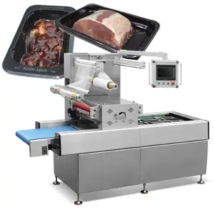 Máquina automática de embalagem à vácuo, para alimentos, camarão, carne, marítima