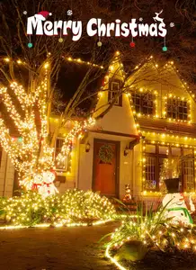 Extérieur Fée Pétard À Piles 5 Pieds 60 LED Twinkle StringStarry Lights pour DIY Guirlande Mason Jar Vacances Noël