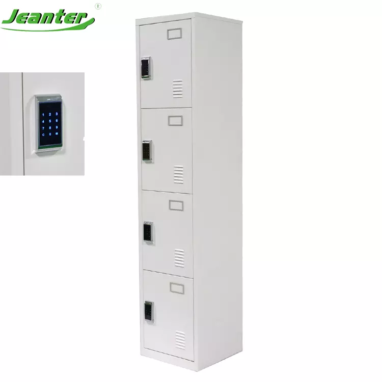 Американский двухцветный металлический шкафчик для девочек с замком для сауны