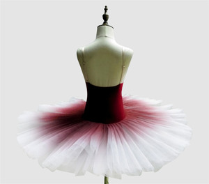 Nuevo tutú de ballet degradado rojo para niñas, falda tutú de 9 <span class=keywords><strong>capas</strong></span> para adultos Abllet. Nuevo -- 04 - Product Image 3