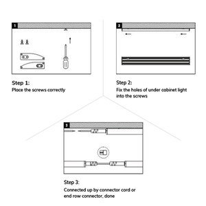 Lonyung cao lumens trắng tự nhiên bề mặt gắn tủ quần áo nhà bếp Dimmable dẫn dưới ánh sáng nội các wiht USA cắm - Product Image 6