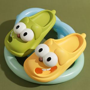 New Cartoon Big Eye Hund für Hausschuhe für Frauen Herbst Home Indoor Baotou Loch Schuhe mit dicken Sohle Großhandel Sommers chuh - Product Image 2