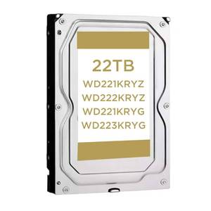 ฮาร์ดดิสก์ภายในแบบ SATA ขนาด 3.5 นิ้ว ความจุ 22TB ความเร็ว 7200RPM แคช 512MB สำหรับองค์กร รุ่น WD221KRYZ WD222KRYZ WD221KRYG WD223KRYG - Product Image 1