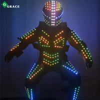 Costume de robot LED Igracelite, vêtements lumineux pour performance, cosplay de robot LED, cadeaux de fête
