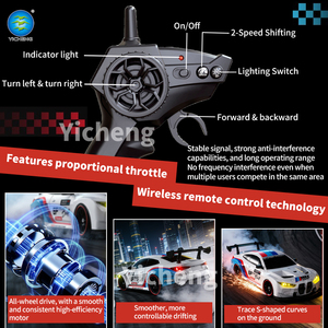 Coche de Carreras <span class=keywords><strong>RC</strong></span> 4WD de 2.4GHz a Escala 1:24 con Control Remoto Proporcional Completo, Luces LED, Juguete de Alta Velocidad para Niños y Adultos - Product Image 3