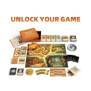 Pumpkin Field Arcanum Board Game Gnome Garden Stewards Family Strategy Game Full Color <b>Cardboard</b> Components Educational Fun - Product Image 2