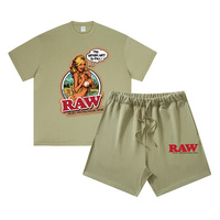 Vente en gros de t-shirts et shorts pour hommes de haute qualité, style streetwear d'été, 100% coton, Backwoods Cookie RAW personnalisés