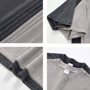 T-shirt vierge pour homme 280 g/m² coupe oversize écologique avec logo personnalisé épaules tombantes en coton épais 100 % - Product Image 2