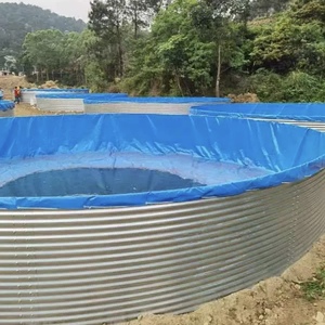 Estanque de PVC galvanizado para acuicultura y almacenamiento de agua en huertos, cría de Koi, langostas y tilapias - Product Image 3