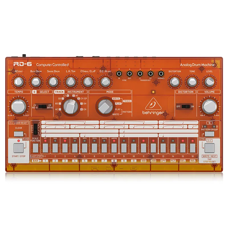 Behringers RD-6-TG Professionele Simulatie Midi Drummachine Synthesizer Effect Apparaat Synthesizer