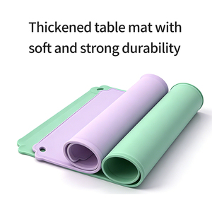 2026 New <b>Large</b> Size Washable Waterproof Silicone Dog Cooling <b>Mat</b> Pet Food Dog Training Pads Feeding <b>Mat</b> Pet Food <b>Mat</b> - Product Image 3