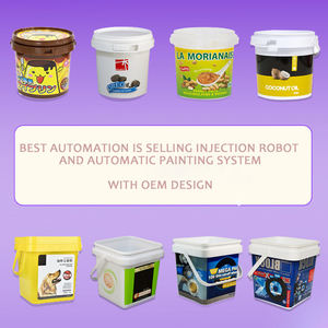 Chine Fabricant OEM Conception Machine d'injection à grande vitesse Peinture automatique Seau de peinture en plastique <span class=keywords><strong>Robot</strong></span> IML - Product Image 4