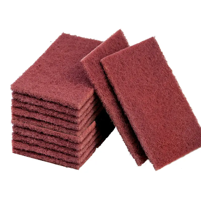 Abrasive tools non woven pad nylon cleaning scrub pad abrasive metal scouring pad for polish