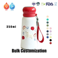Gobelet isotherme pour enfants en acier inoxydable de 350 ml avec affichage de la température, tasse de voyage pour l'école, conservation de la chaleur pendant 12 à 24 heures