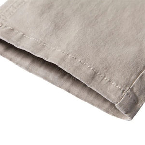 Chino Clothes <b>Baggy</b> Pants Khaki Overalls For <b>Men</b> Blue Slim Fit <b>Trousers</b> - Product Image 2