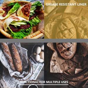 Papier sulfurisé pour Burger News Paper Burger Paper - Product Image 3