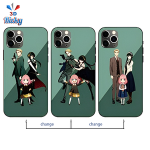 Coque de téléphone personnalisée avec <span class=keywords><strong>image</strong></span> 3D à effet de bascule, artisanat en plastique, esthétique <span class=keywords><strong>manga</strong></span> de luxe, coque de protection pour tous les modèles de smartphones, vente en gros - Product Image 3
