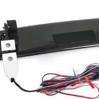 Alerón Trasero Eléctrico Ajustable Universal de Fibra de Carbono, Alerón Trasero para Maletero, Piezas de Tuning para Automóviles, Alerón para Sedán