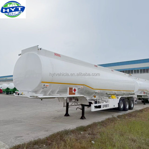 Semi-remorque citerne à <span class=keywords><strong>carburant</strong></span> à 3 essieux 40000L/50000L en acier au carbone pour le transport de diesel, d'essence et d'huile - Product Image 3