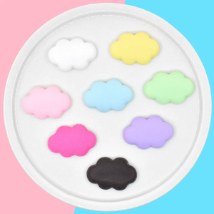 Mini breloques nuages en résine à dos plat, accessoires de loisirs créatifs pour la création de bijoux, pinces à cheveux, épingles à cheveux et coques de téléphone faites main - Product Image 2