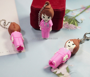 Phim hoạt hình phim hoạt hình phong cách y tá công cụ <span class=keywords><strong>Keychain</strong></span> <span class=keywords><strong>3D</strong></span> cao su vỉ mở với ống tiêm <span class=keywords><strong>PVC</strong></span> và ống mở chai - Product Image 6