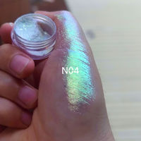 2024 nouvelle perle blanche Aurora caméléon Pigment fard à paupières étincelant lâche Pigments de fard à paupières