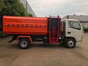 Nouveau <span class=keywords><strong>camion</strong></span> poubelle diesel 4x2 à transmission manuelle avec chargement latéral, norme d'émission Euro 3, chargeur à benne - Product Image 2