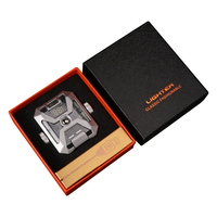 Nouveau briquet électronique mode Cool Mech Style haute qualité sûr USB Rechargeable allume-cigare sans feu en gros