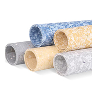 Revêtement de sol vinyle homogène PVC ignifuge de qualité éprouvée, amorti, 2 mm 3 mm, pour hôpitaux et couloirs scolaires à fort trafic