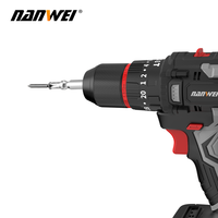 Perceuse sans fil 20V avec vitesse variable, mandrin et embout sans clé pour le métal, le bricolage et l'usage domestique, alimentation par batterie, personnalisable OEM