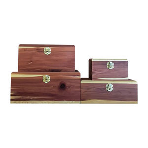 Suministros funerarios, urnas de madera de cedro para mascotas, caja de cremación de madera, venta al por mayor - Product Image 4