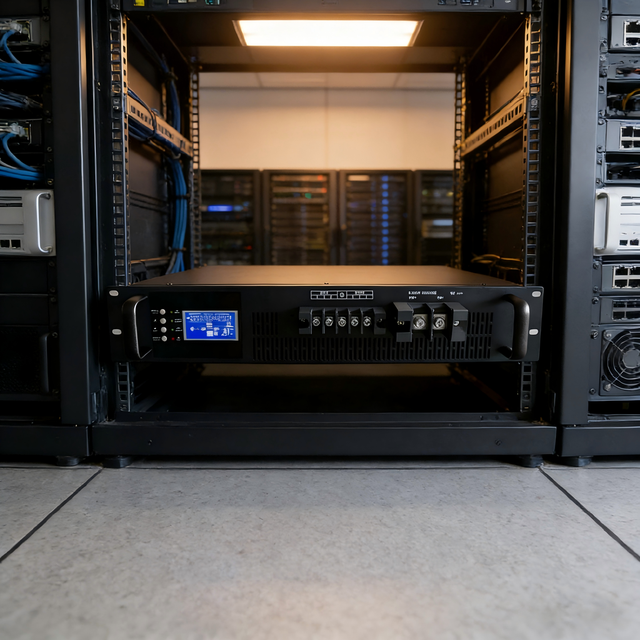 High Performance Online Single Phase UPS 6kVA Lithium Battery Rack Mount 230V Input Output Pure Sine Wave Backup Power Supply