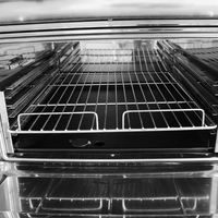 Cuisinière à gaz professionnelle Vansenk à 4 brûleurs en acier inoxydable avec four électrique, mode économie d'énergie et garantie de 1 an sur les pièces