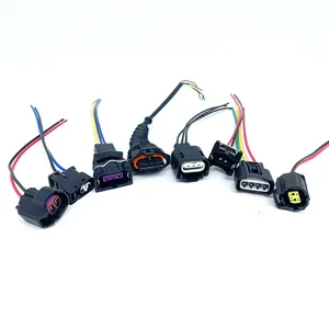 Various Automotive Connector Pigtail Connectors Cable Fuel Injector Plug Sensor Plug Replacement