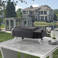 Offre Spéciale Portable En Acier Inoxydable En Plein Air Camping Cuisine BBQ Grill Gaz Pizza Four Fours Intégrés pour Se Déplacer pour Camping