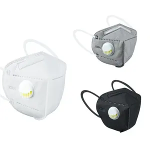 Fabriek Wegwerp 3d Kn95 Gezichtsmasker Voor Volwassenen 95% Filter Efficiëntie Beschermende Stofmasker