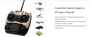 <span class=keywords><strong>RadioLink</strong></span> <span class=keywords><strong>AT9S</strong></span> <span class=keywords><strong>Pro</strong></span> Transmisor de 10 Canales con Receptor R9DS, Control Remoto para Helicóptero RC, Quadcopter, Accesorios para Automóviles - Product Image 2