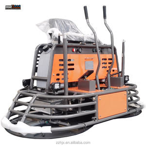 Aufsitz-Glättmaschine für Betonböden, Benzinbetriebene Doppelscheiben-Straßen-Glättmaschine - Product Image 2