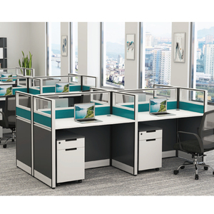 Divisores modernos de aluminio para estación de trabajo, mesa para centro de llamadas, barato, venta al por mayor - Product Image 2