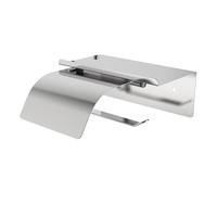 Wisekleen Distributeur de papier en acier inoxydable #304 Jumbo Roll Porte-papier hygiénique Distributeur de serviettes mural en acier inoxydable