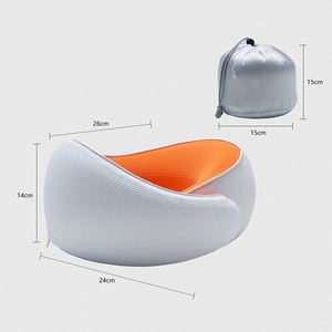 3 in 1 Cooling U-Shape for Airplane <b>Memory</b> Foam Support Travel Neck <b>Pillow</b> Set - Product Image 2