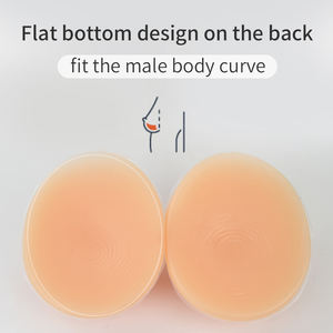 ONEFENG 1000g 100% Silicone Poitrine Artificielle Réaliste Grande Taille, Confortable pour la Peau, pour Hommes et Femmes Transgenres, Modèle 1 - Product Image 3