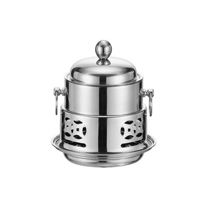 Stainless Steel Mini Hot Pot With Lid For Restaurant Home Use Single Person Dry Pot Eco Friendly Alcohol Stove Pellet Fuel - Product Image 2